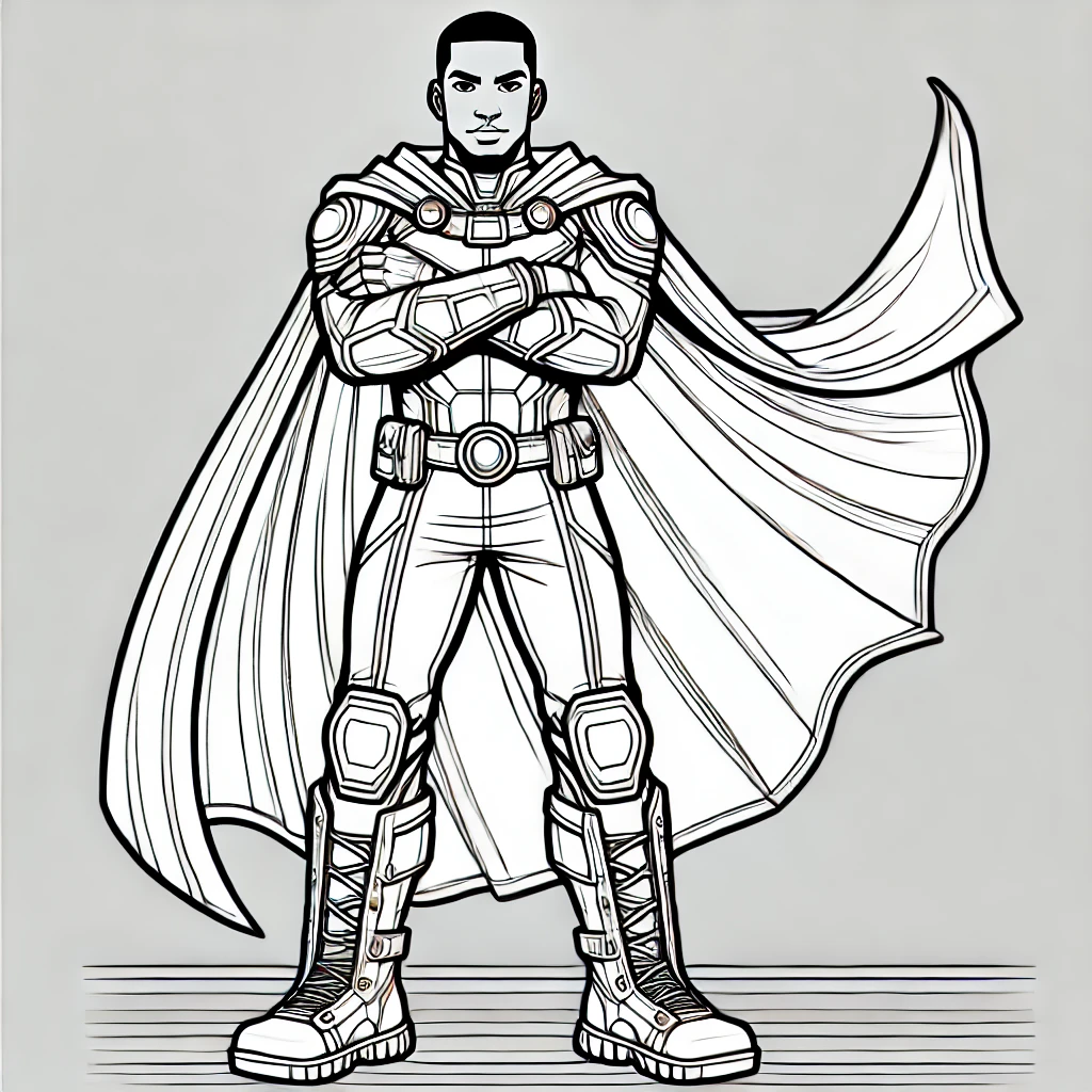 POWER UP! Superheroes in Action Coloring Book
