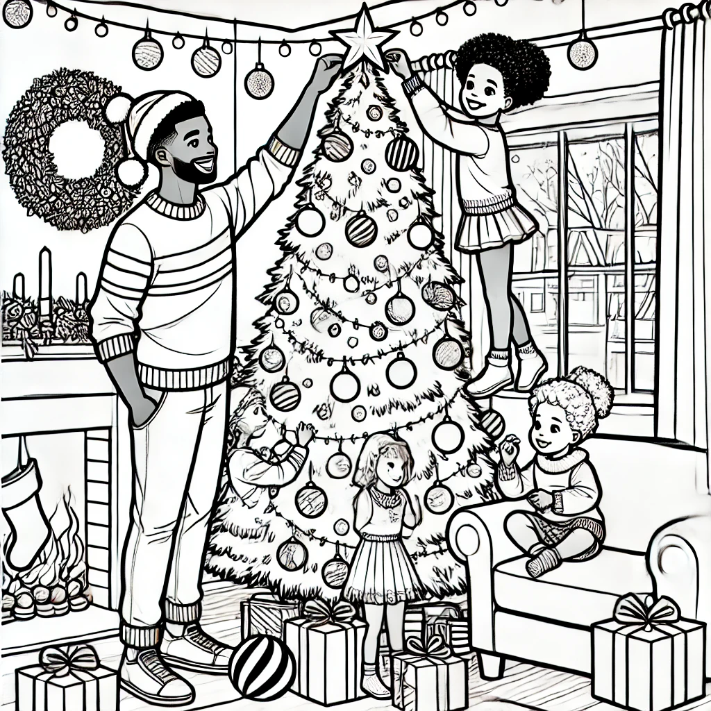 A Very Merry Christmas Coloring Book