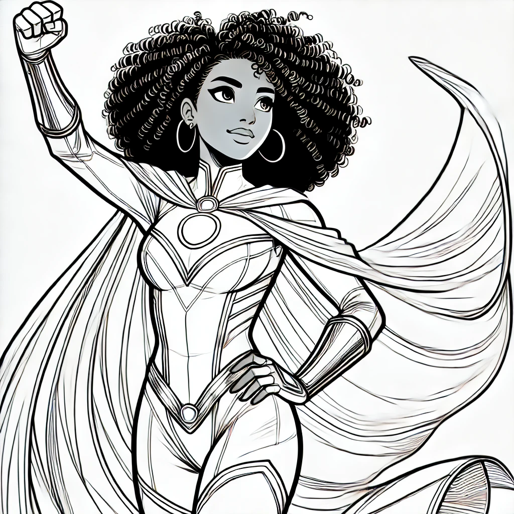 POWER UP! Superheroes in Action Coloring Book