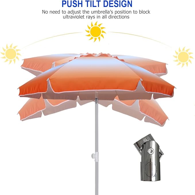 Portable Beach Patio Umbrella
