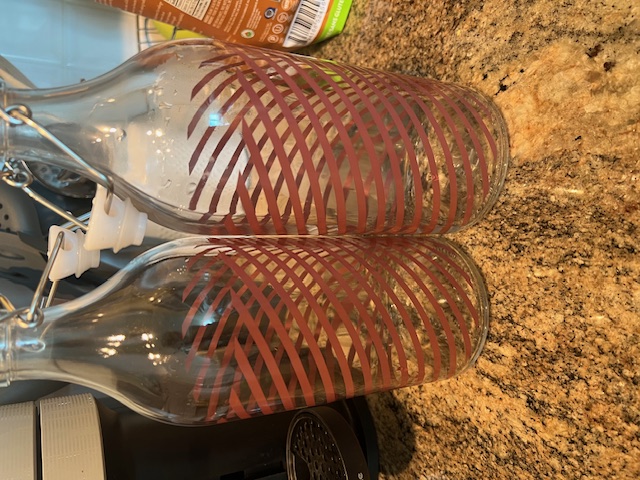 Glass Bottle with Stoppers