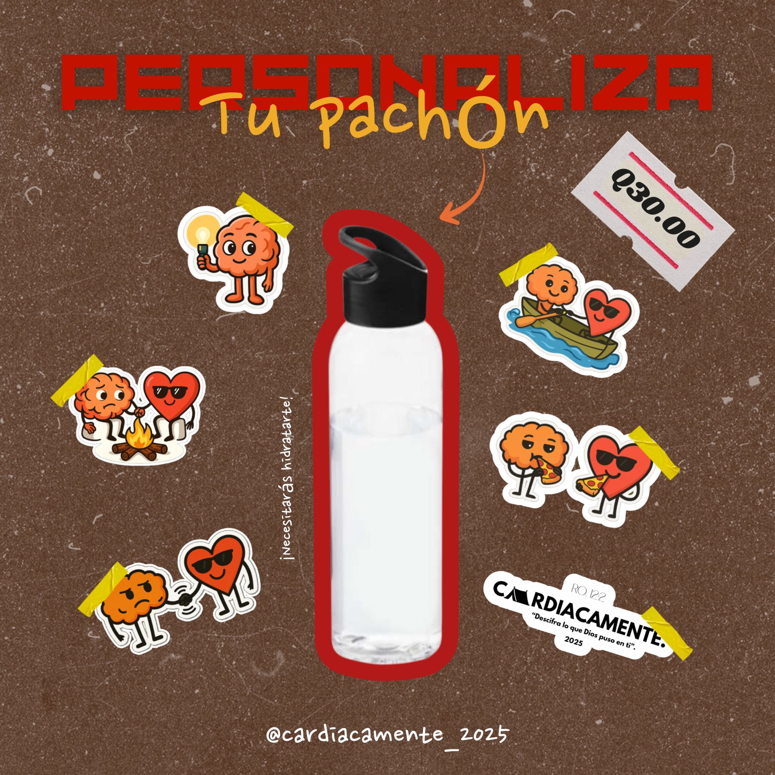 Pachón personalizable. 