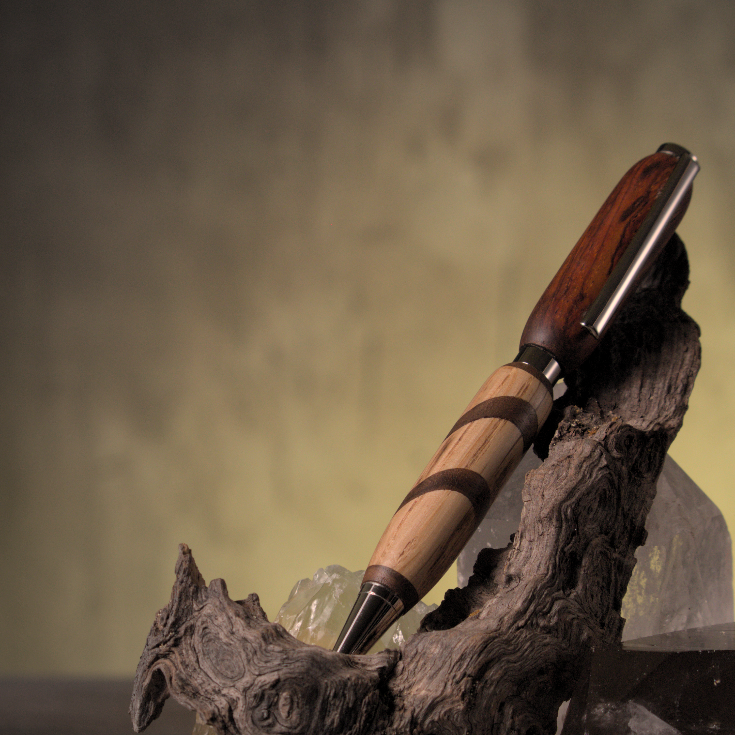 Double Inlay Hardwood Pen