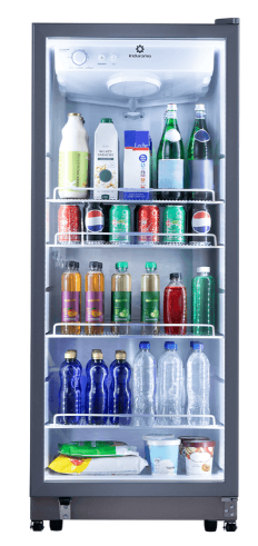 Vitrina INDUCOL VFV-400 Gris — 285 Litros de frescura, eficiencia y exhibición impecable