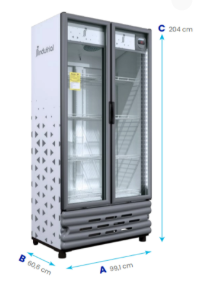 VITRINA INDUFRIAL VERTICAL FORTEV25