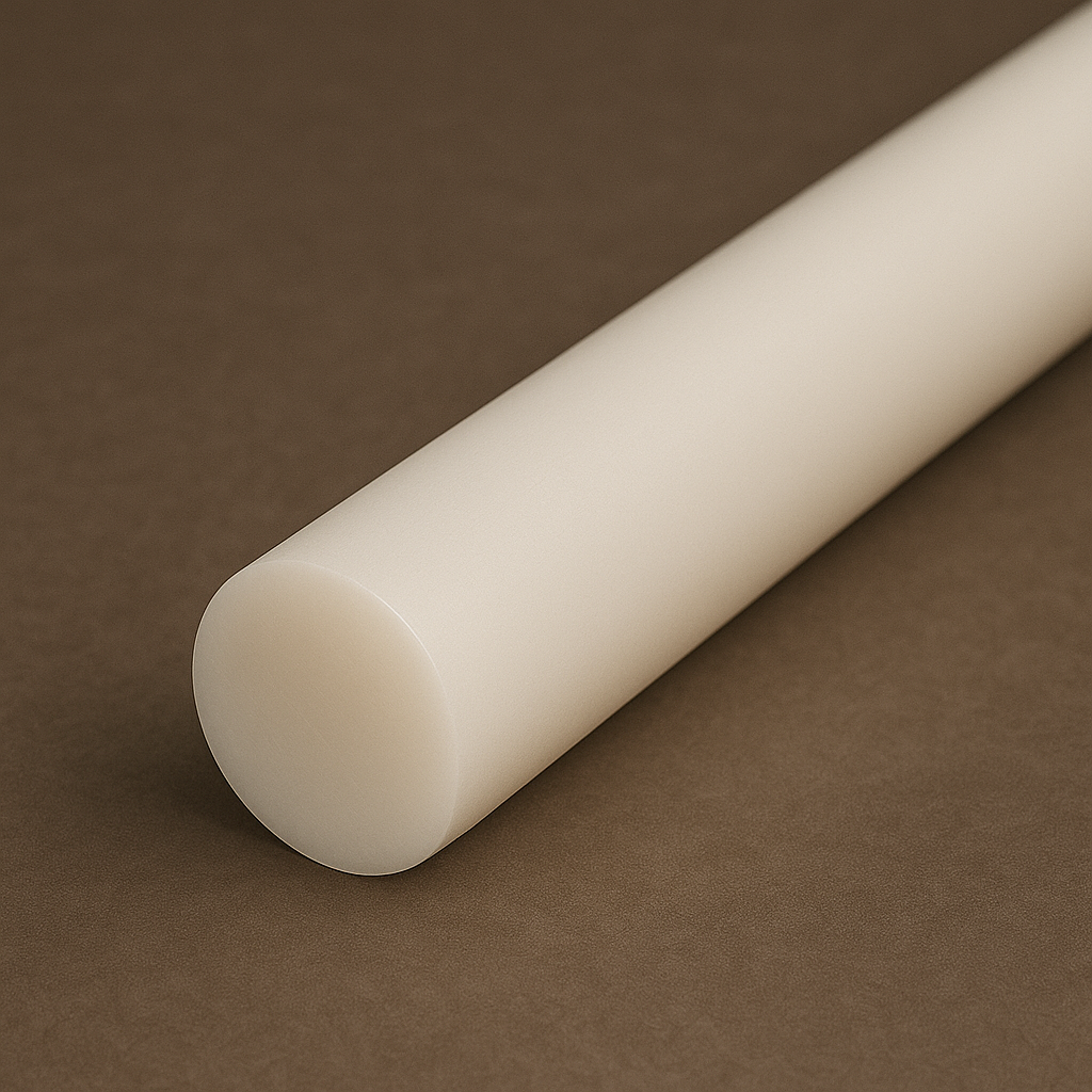 NYLON BRANCO 6 REDONDO MACIÇO (TECAMID)