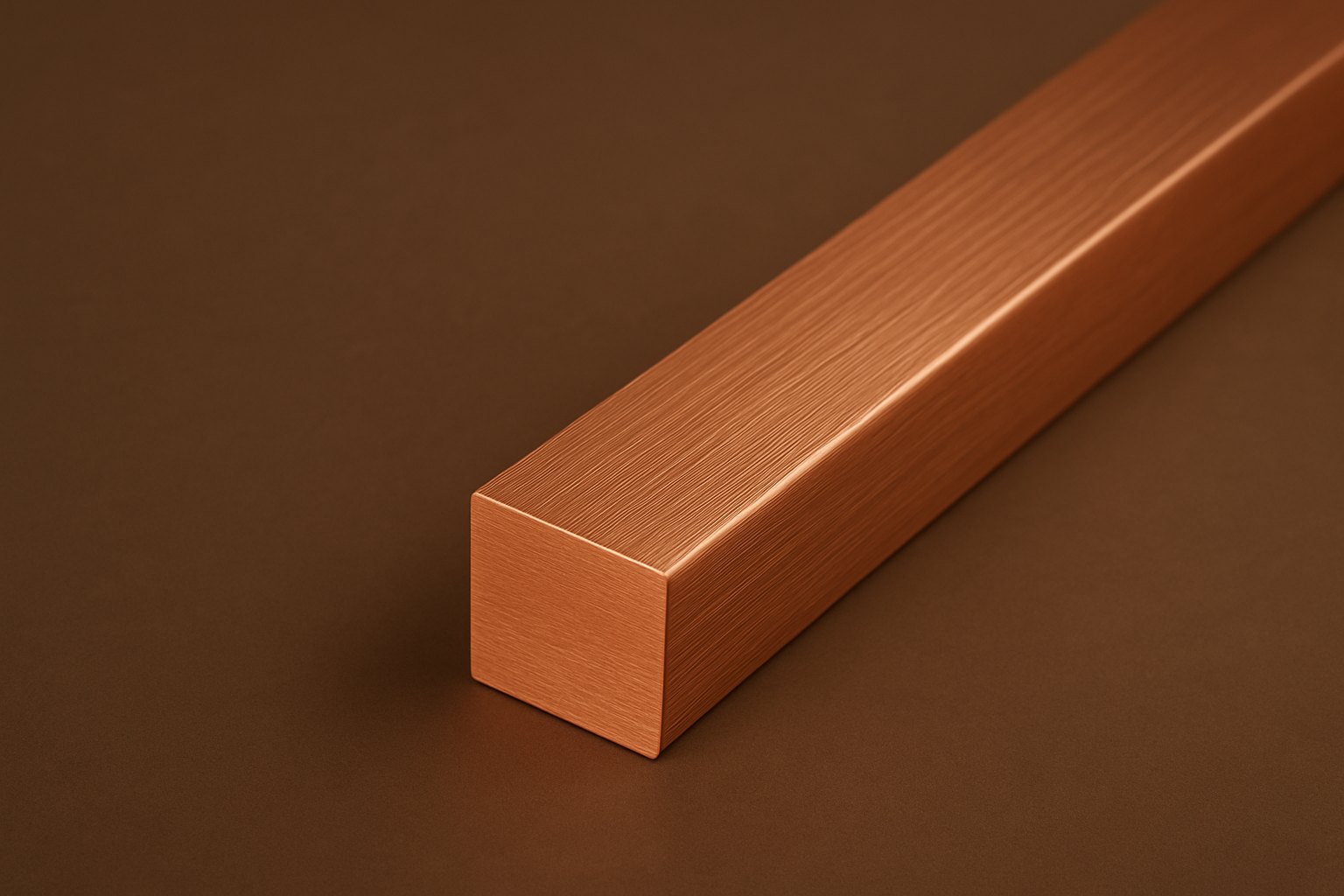 COBRE ELETROLÍTICO QUADRADO MACIÇO