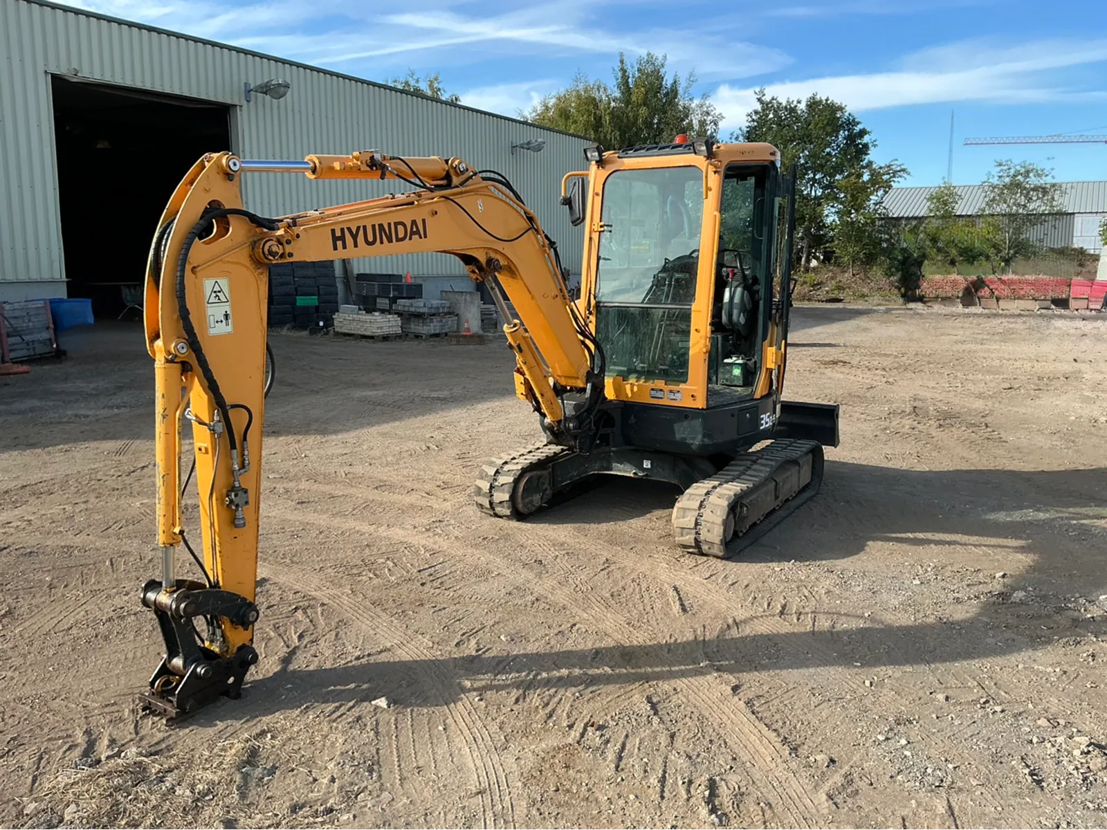 2016 Hyundai 35Z-9 Mini Excavator