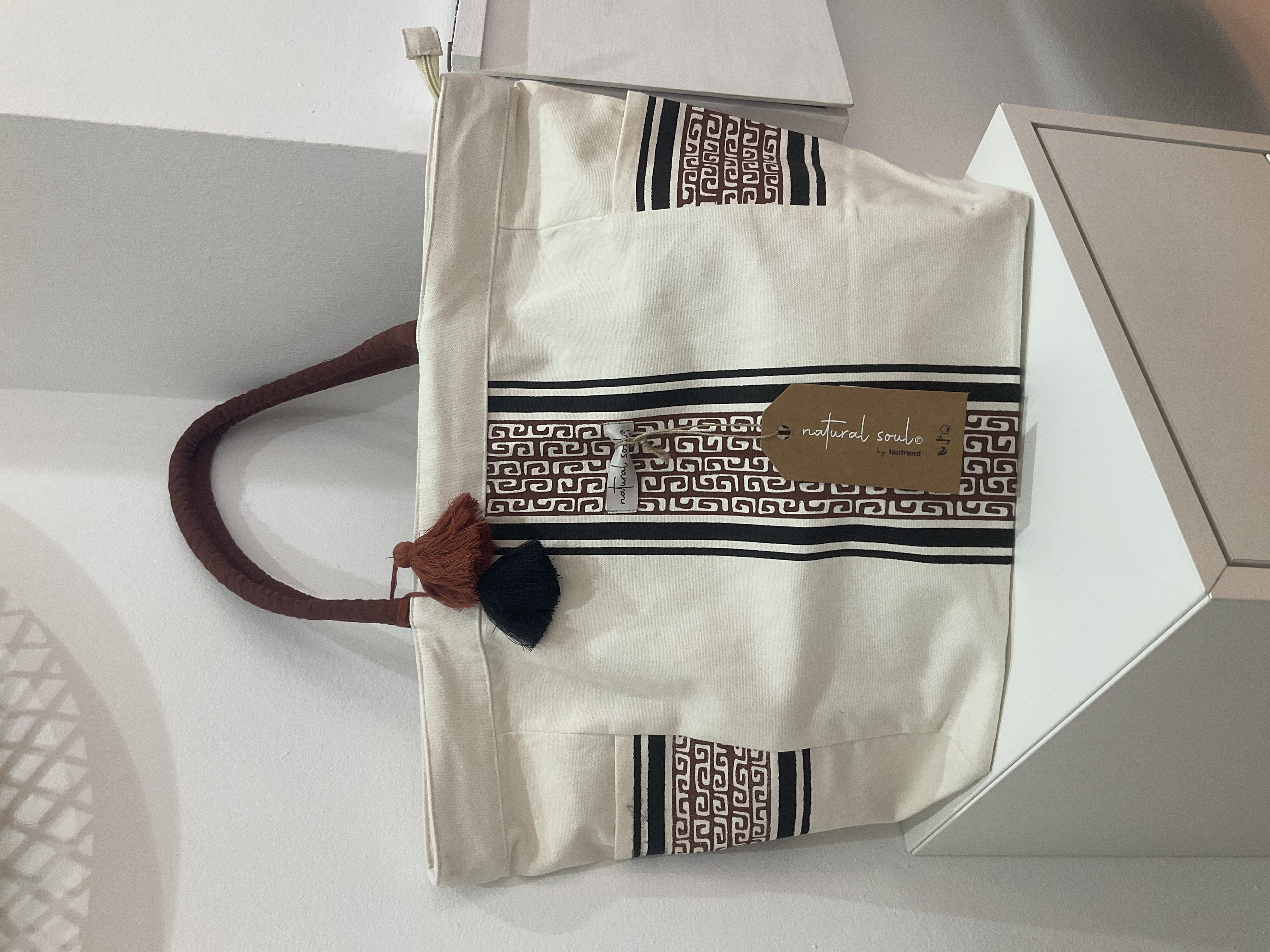 Bolso artesanal de tela