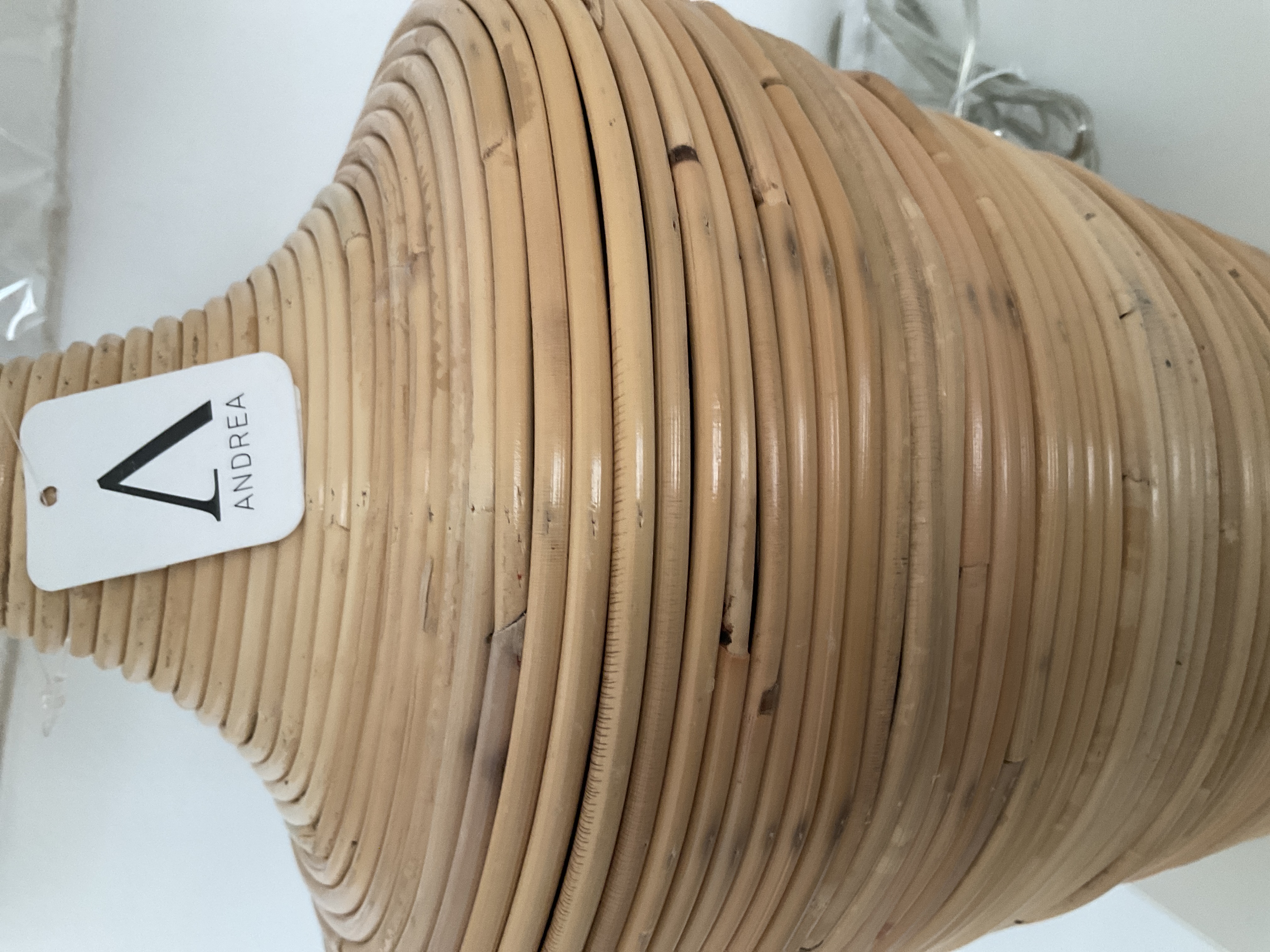 Lámpara de mesa rústica