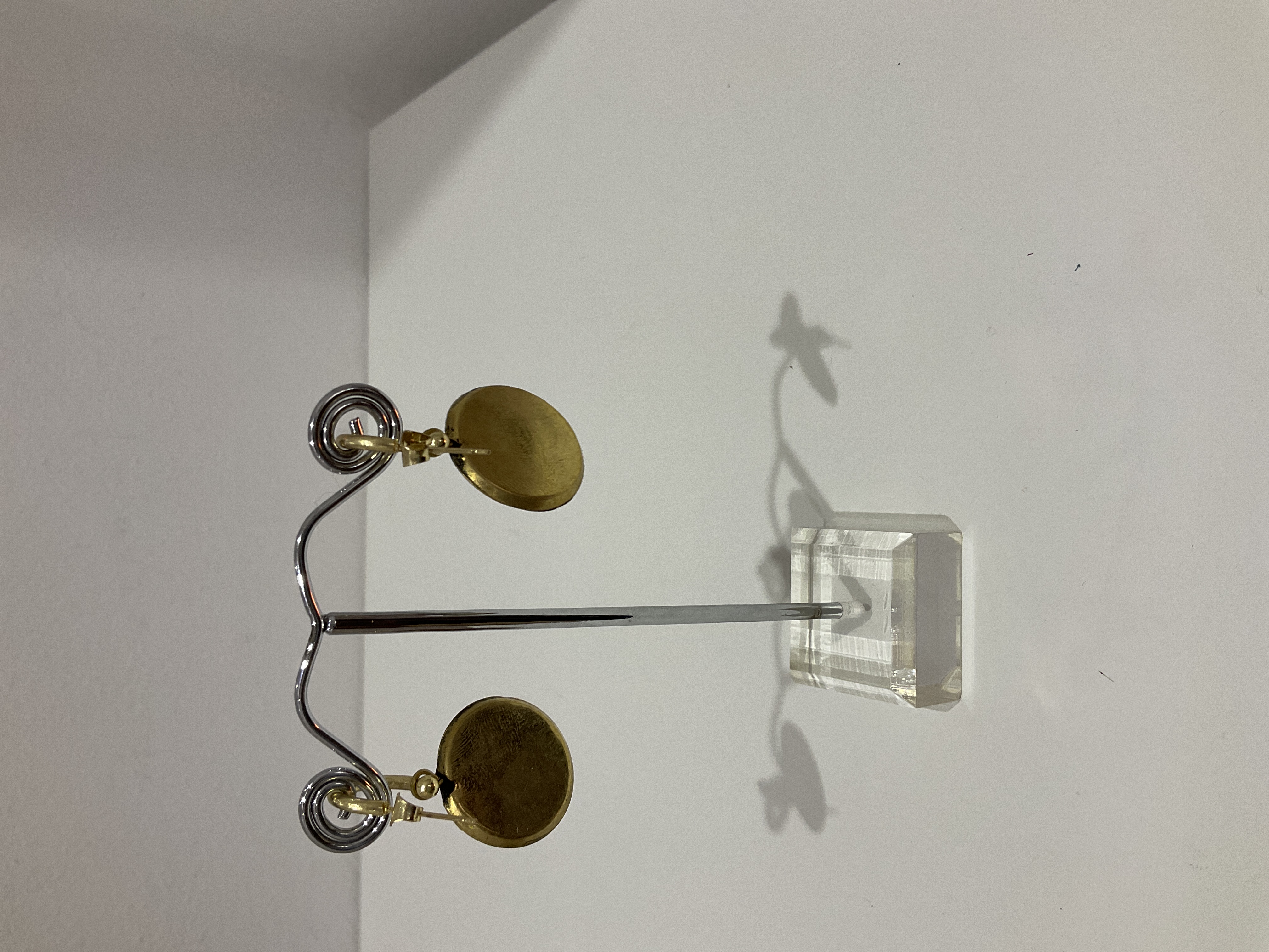 Pendientes de vidrio artesanal