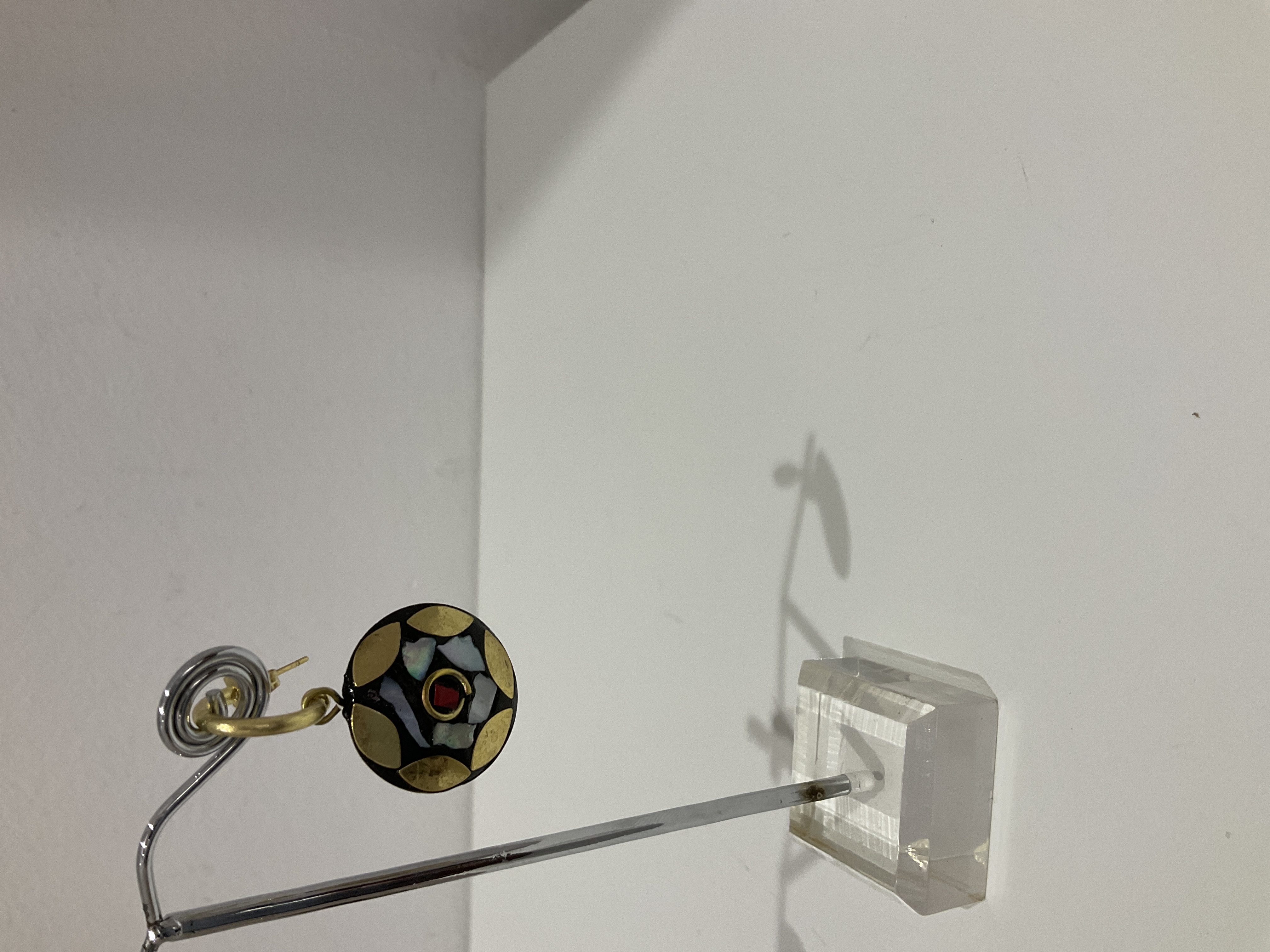 Pendientes de vidrio artesanal