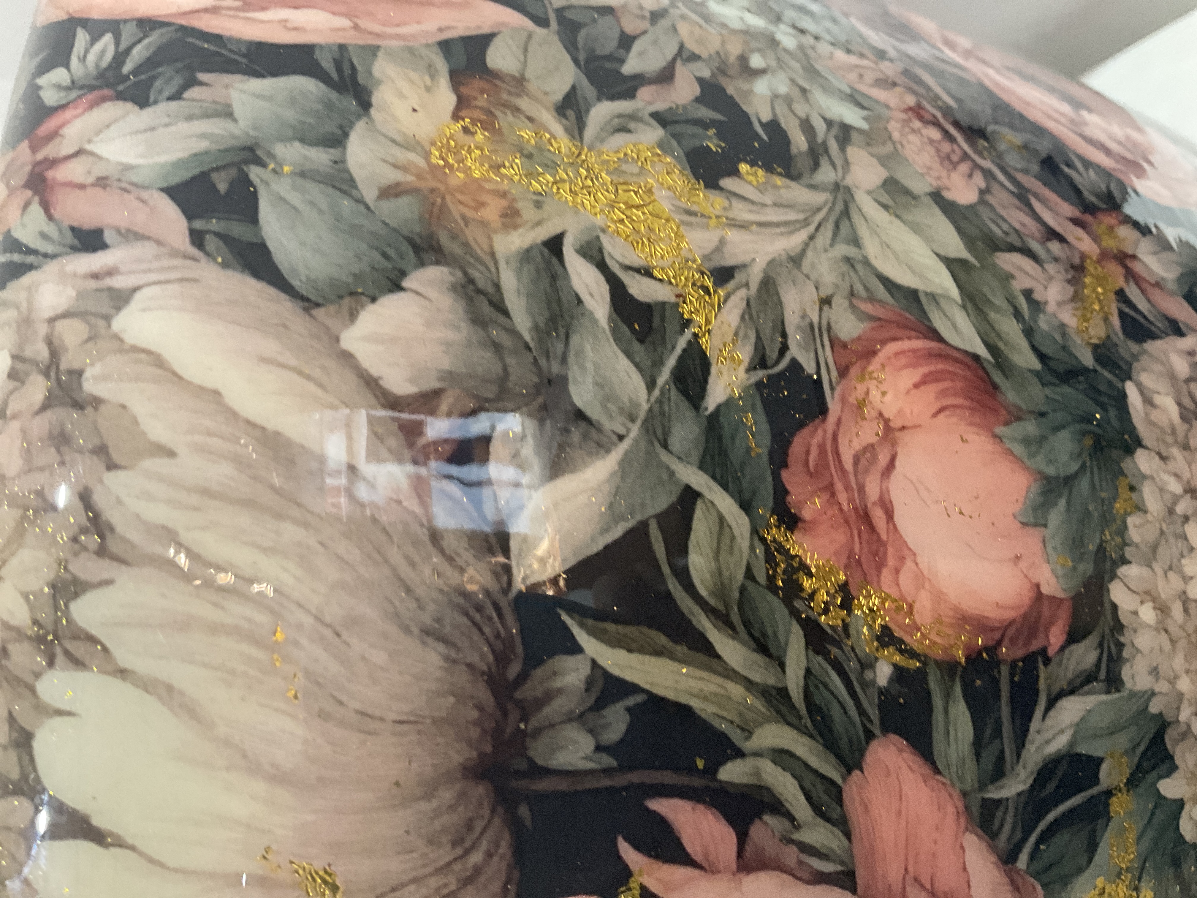 Jarrón floral decorativo