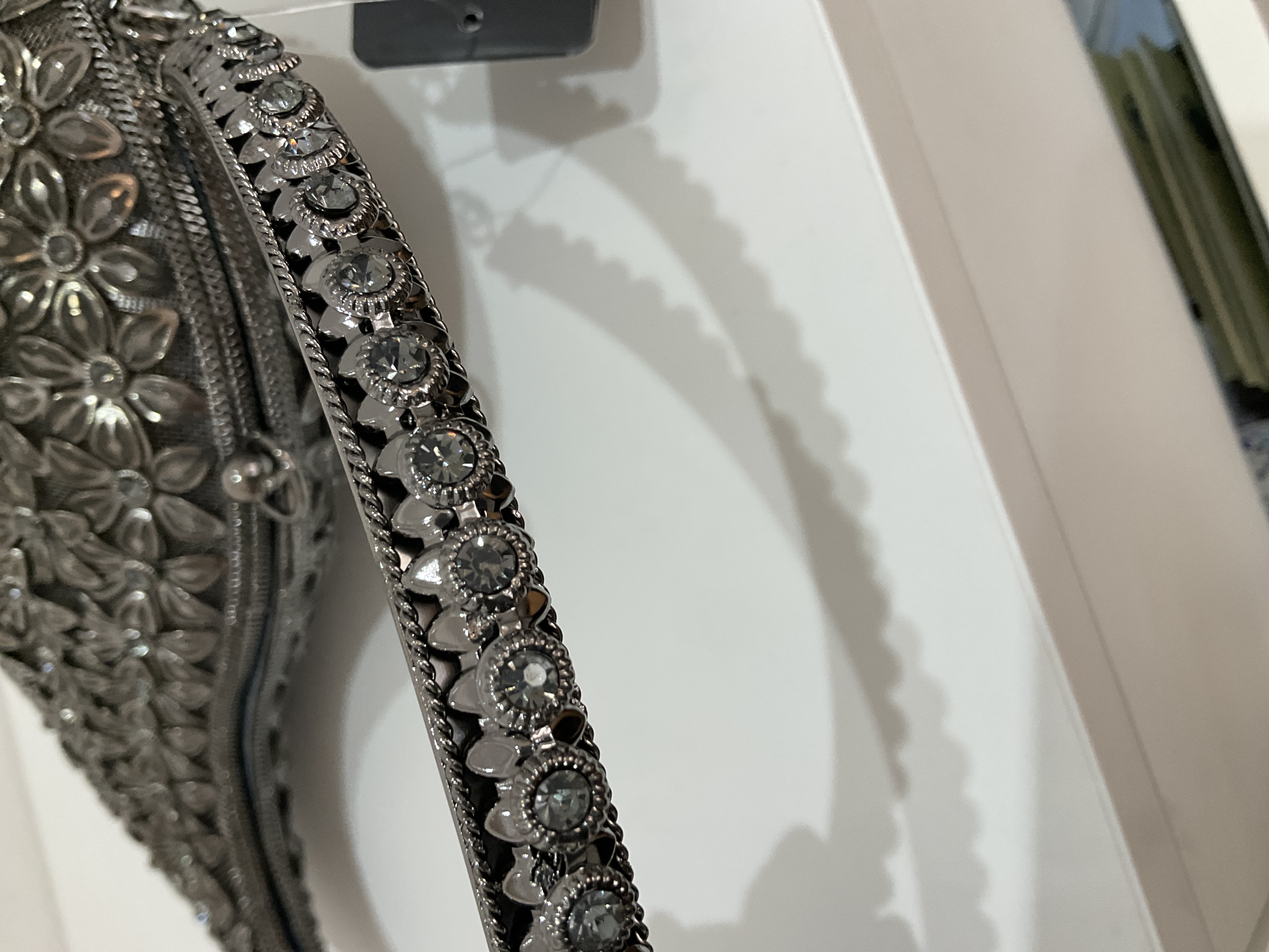 Bolso gun metal 
