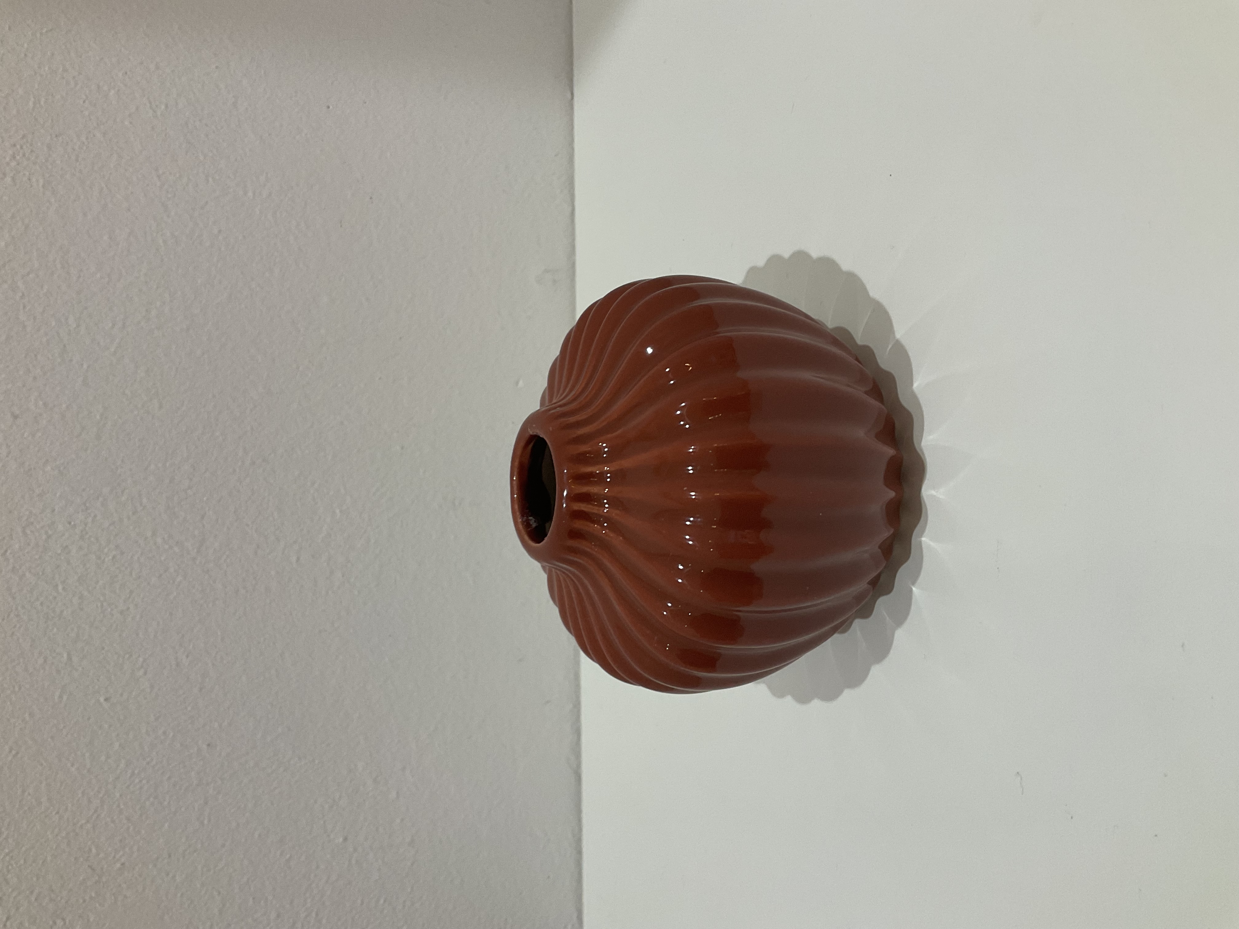 Portavelas de cerámica 