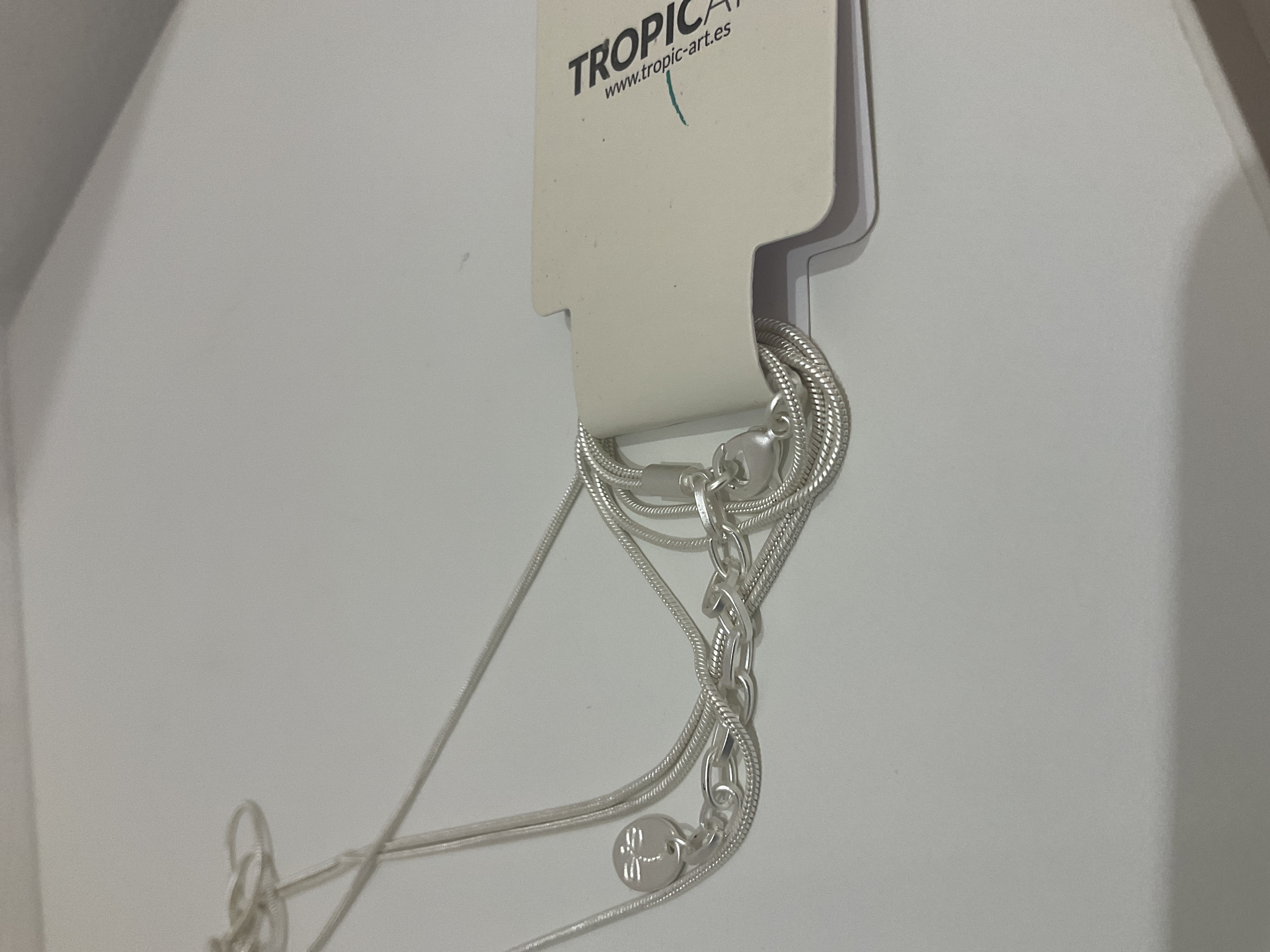 Colgante plateado Moderno