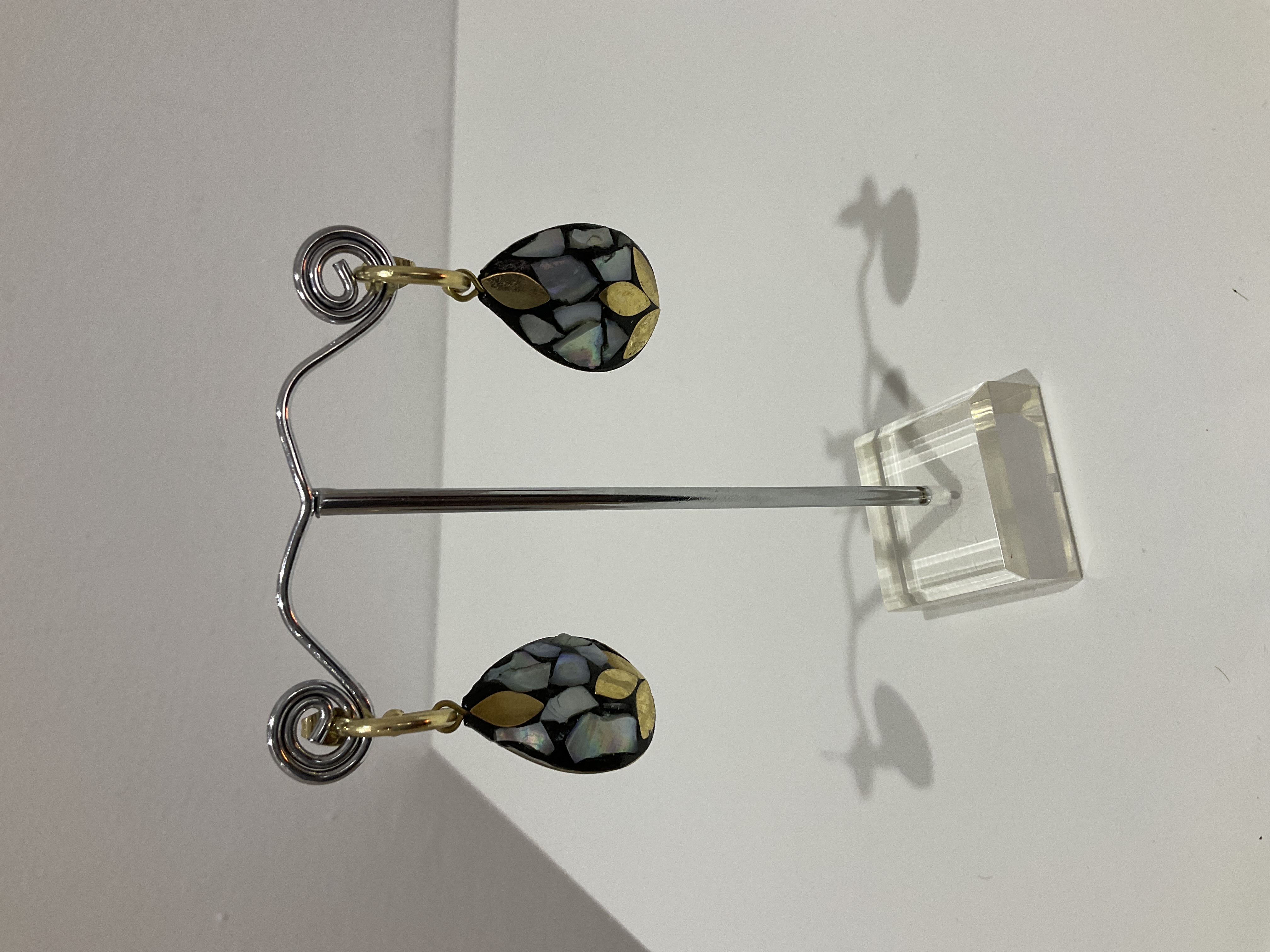 Pendientes de lágrima mosaico