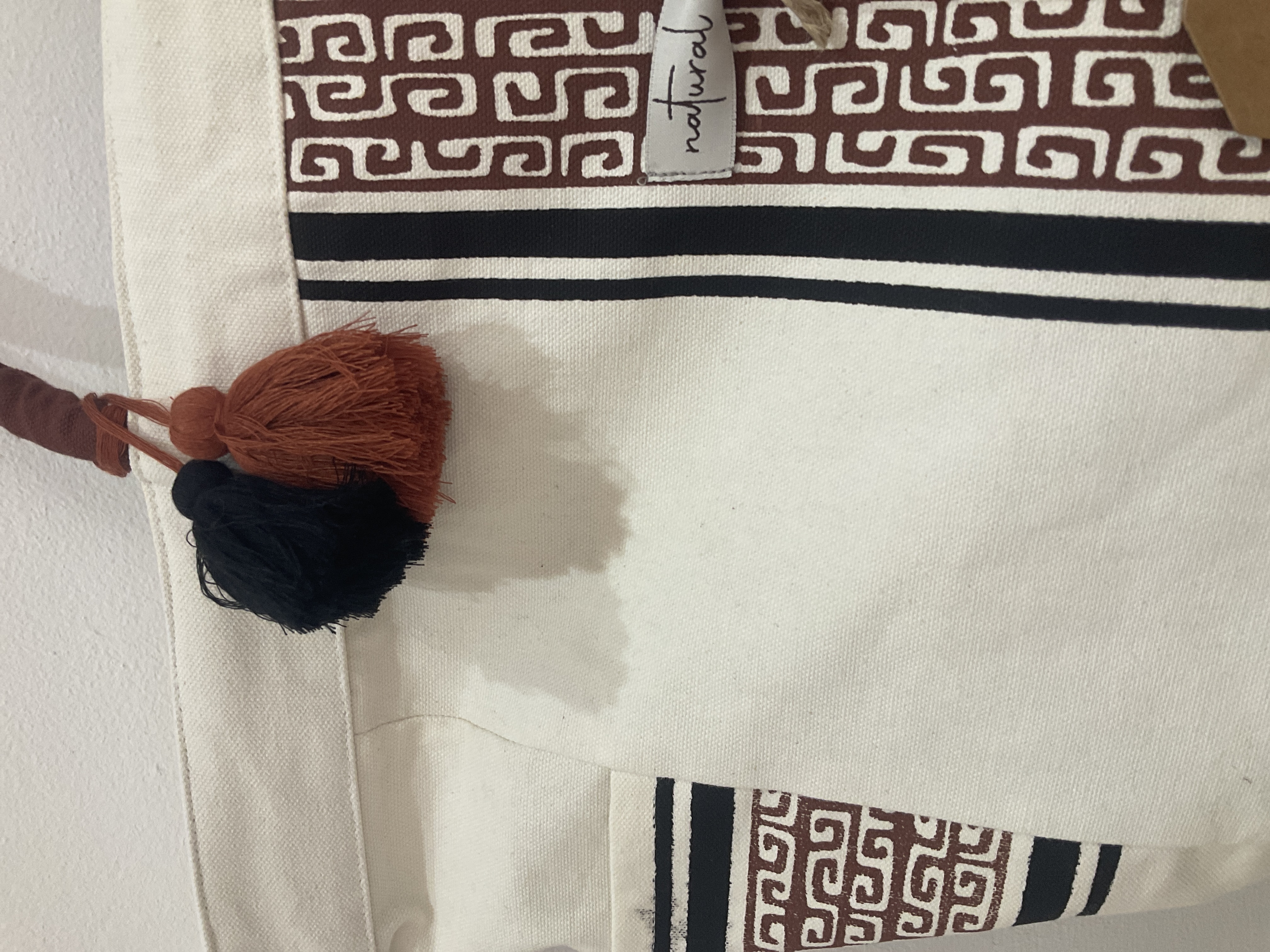 Bolso artesanal de tela