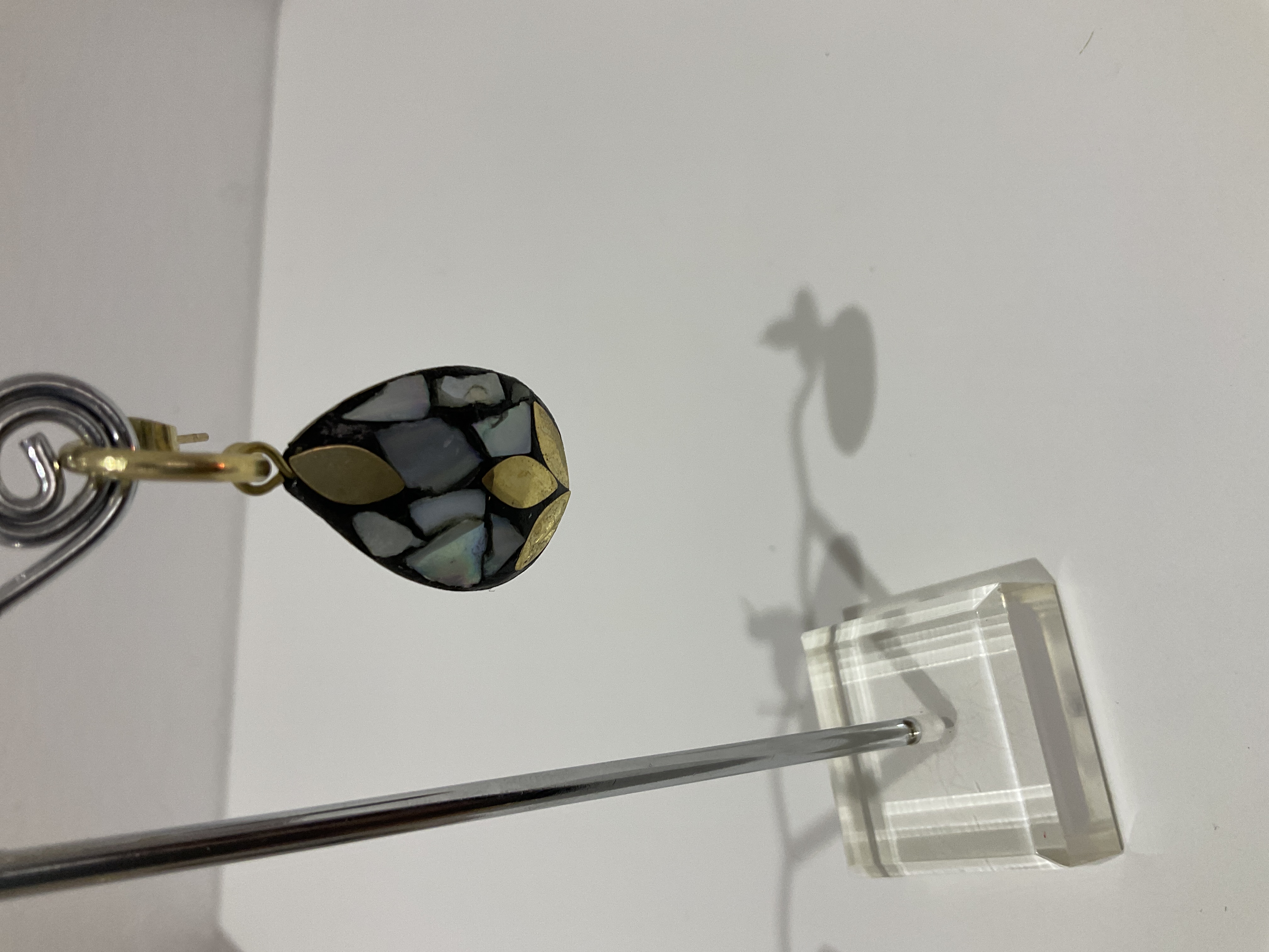 Pendientes de lágrima mosaico