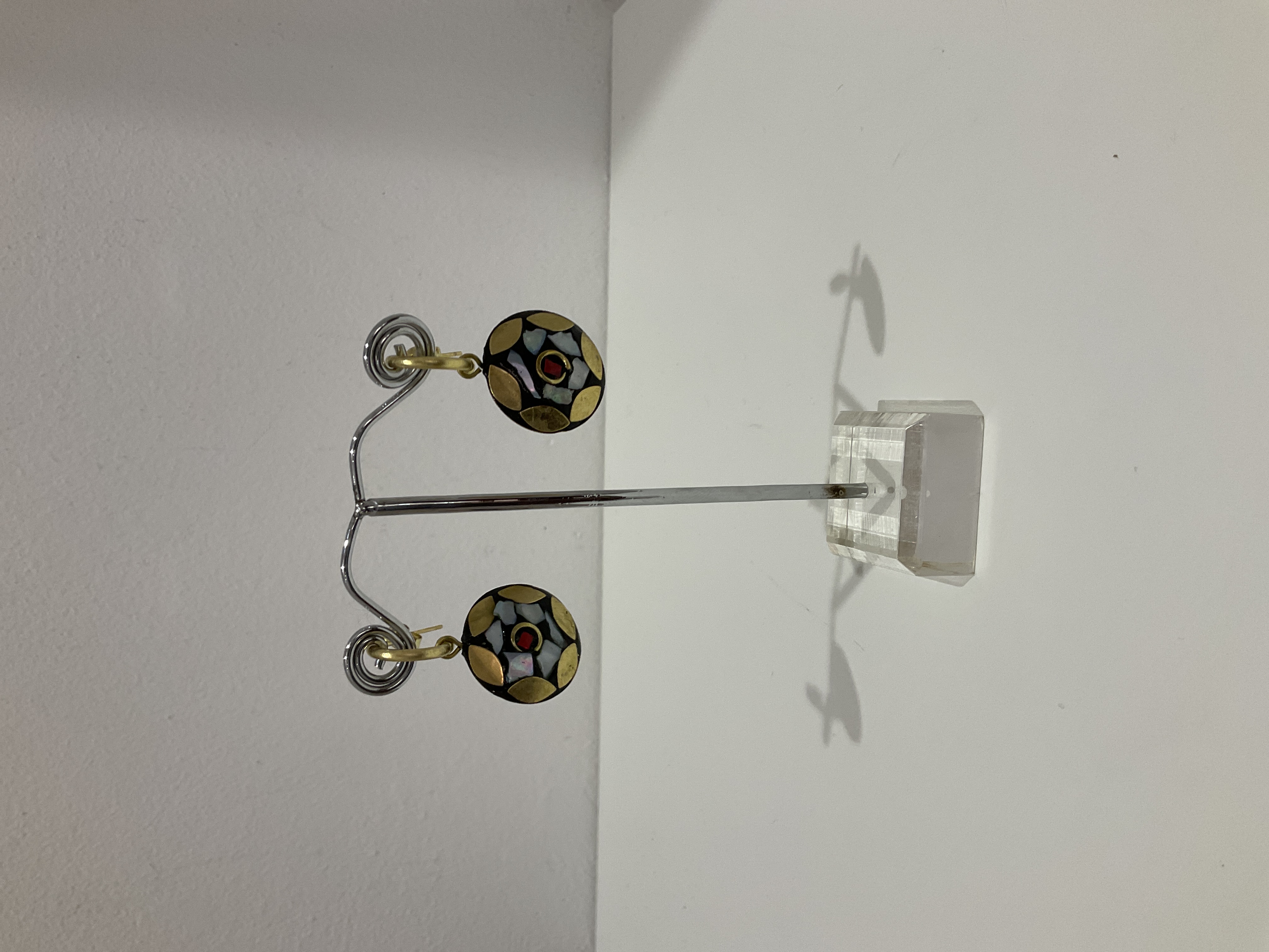 Pendientes de vidrio artesanal