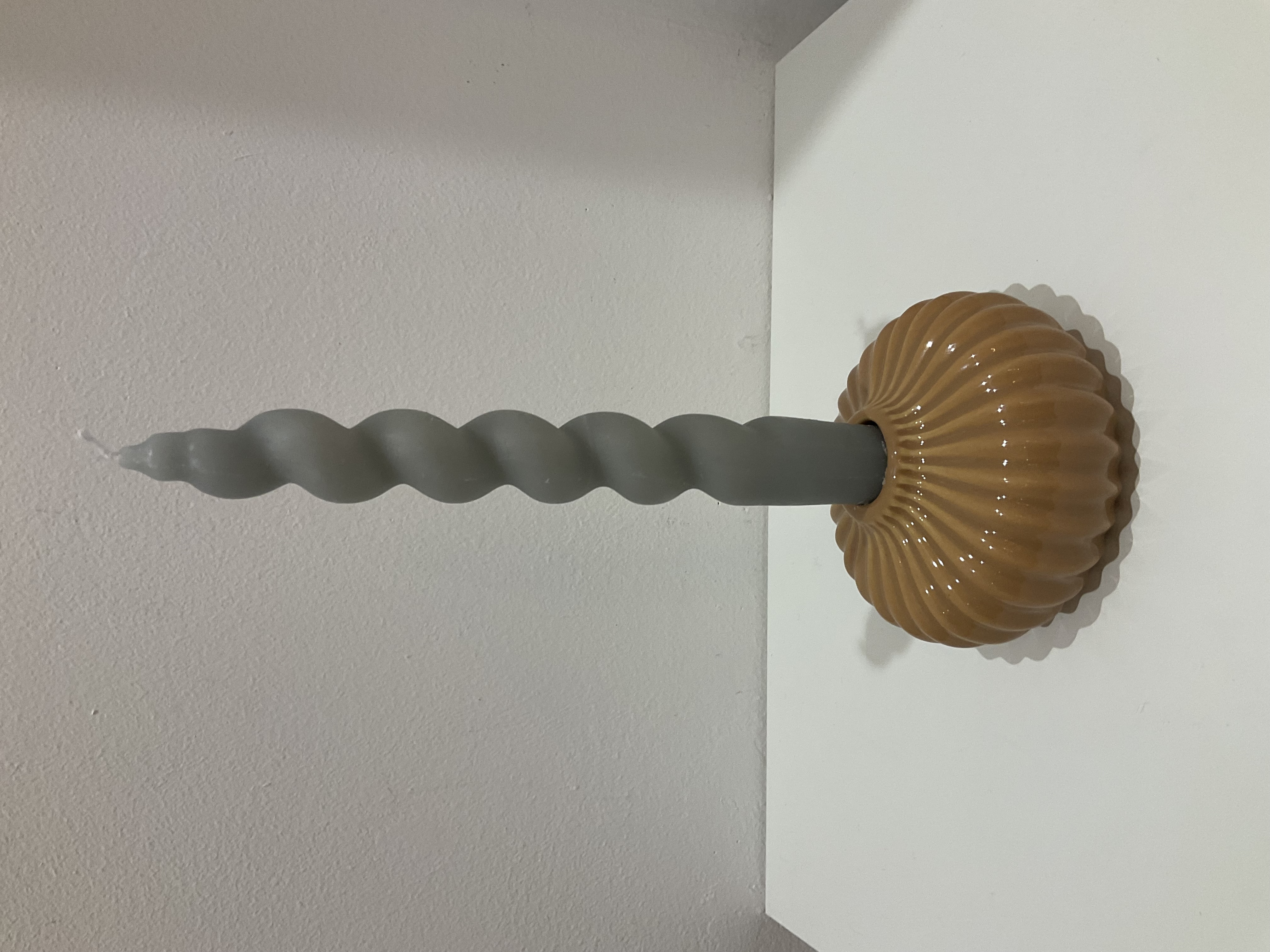 Portavelas de cerámica 