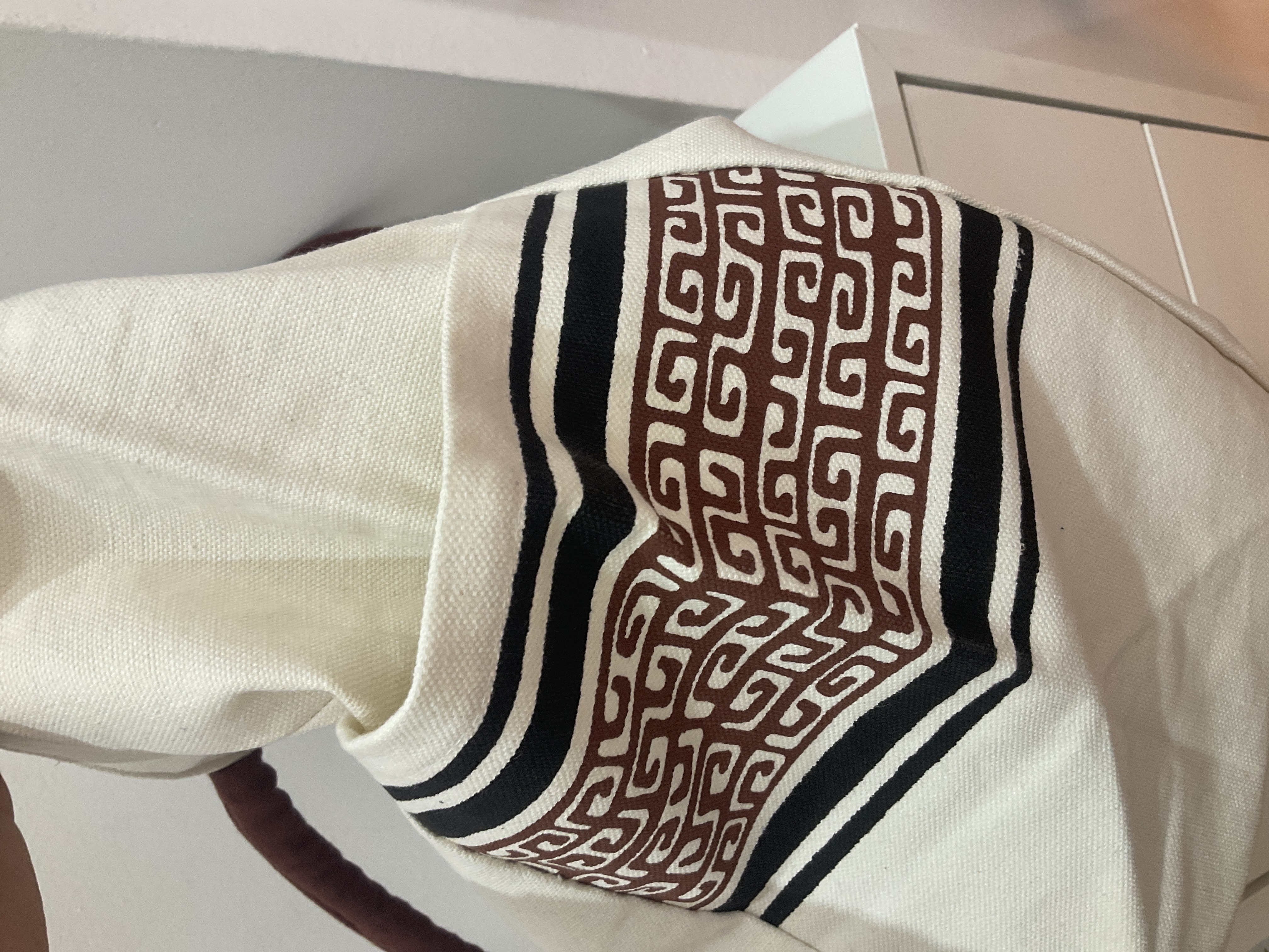 Bolso artesanal de tela