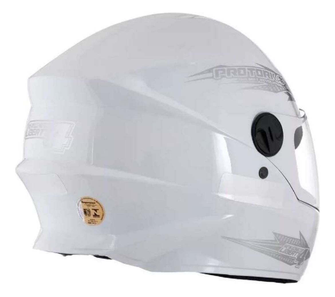 CAPACETE NEW LIBERTY FOUR  (BRANCO E PRETO)