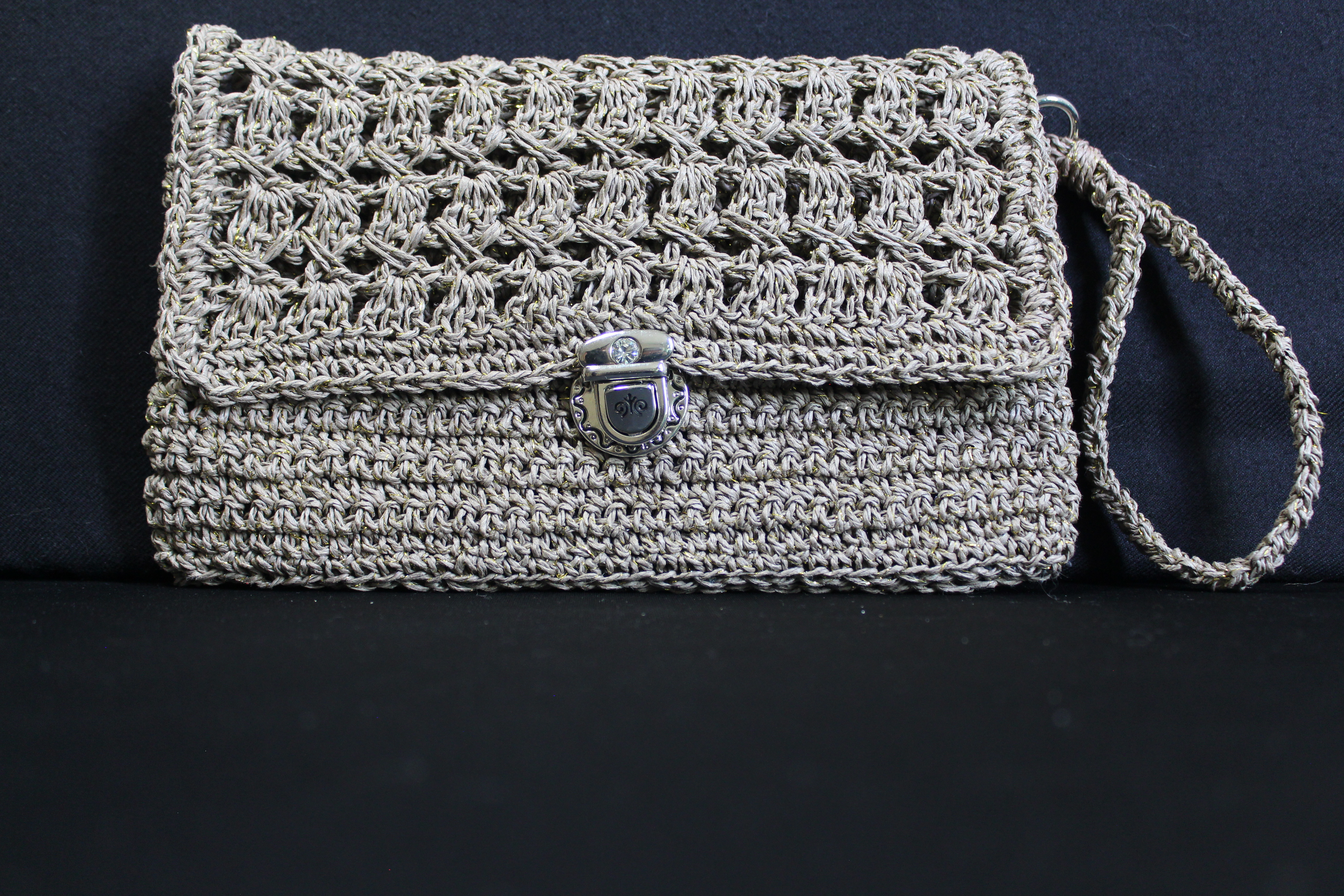 İki Gözlü Clutch Çanta