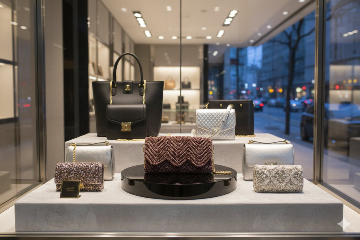 Kahverengi Zincir Askılı Çanta