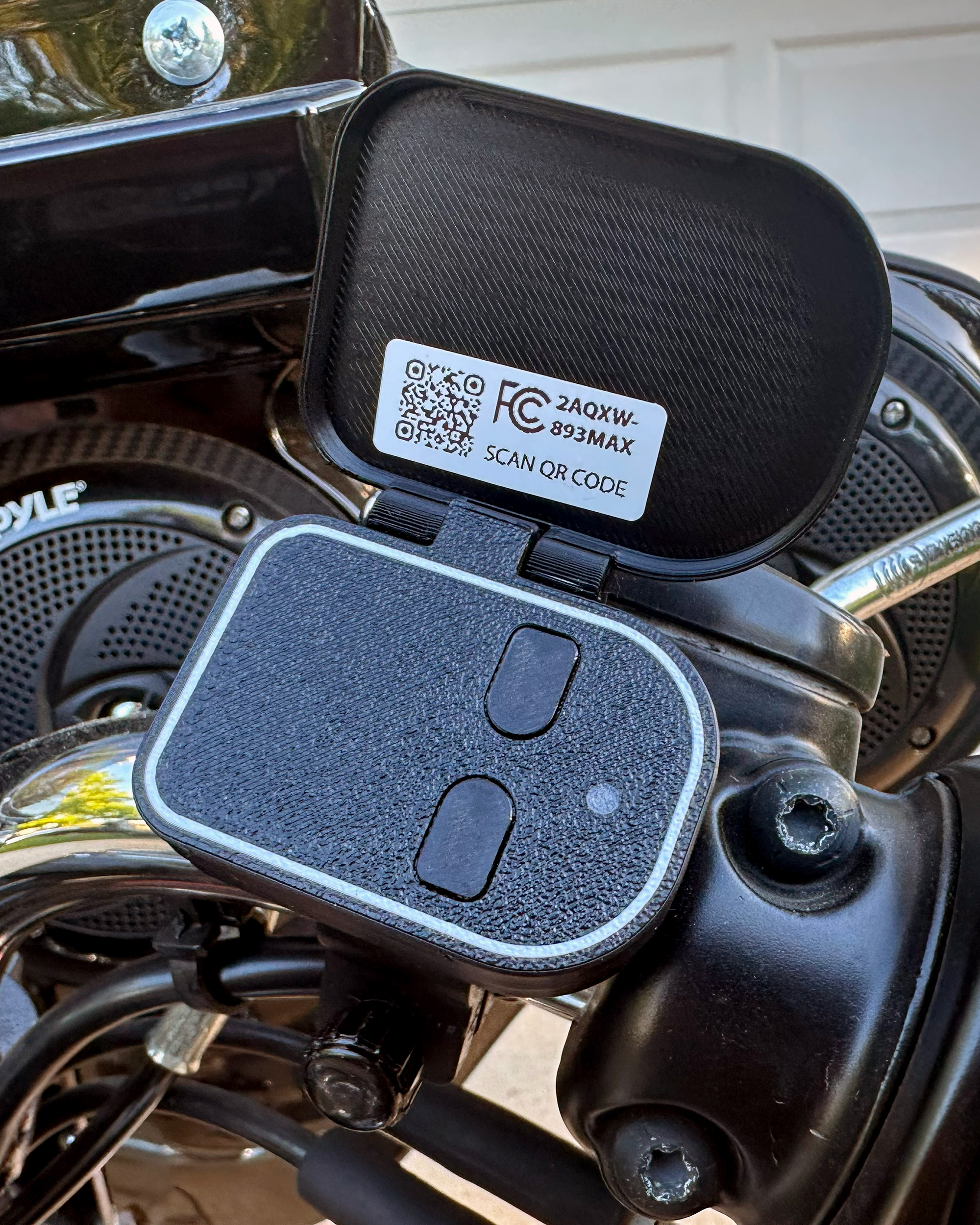 Motorcycle Bicycle Universal Garage Door Opener Remote for 2 garage doors