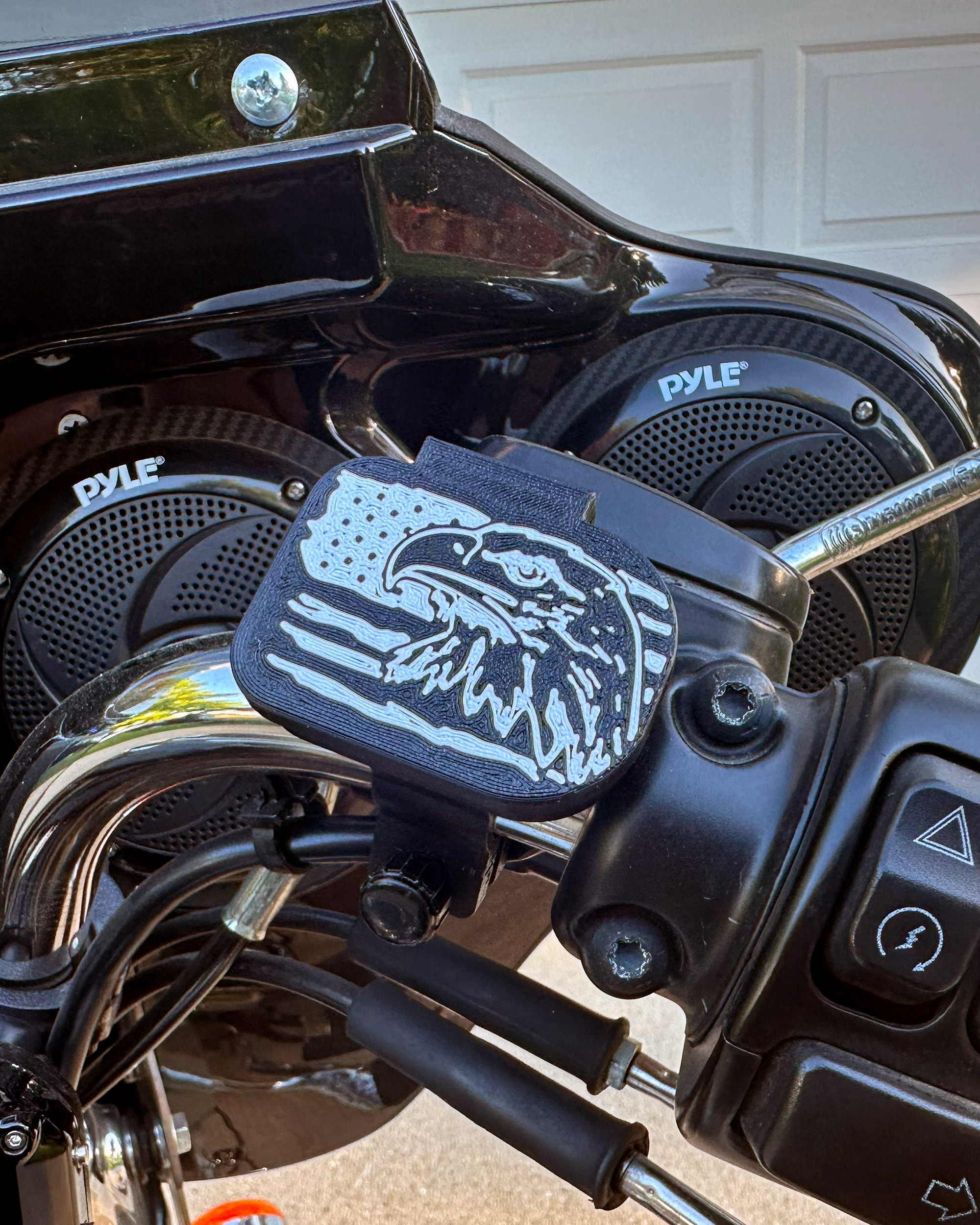 Motorcycle Bicycle Universal Garage Door Opener Remote for 2 garage doors