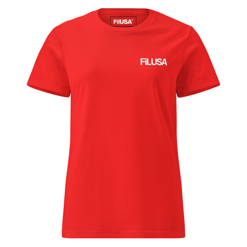 FILUSA Minimalist Logo Tee – Clean Design, Everyday Essential