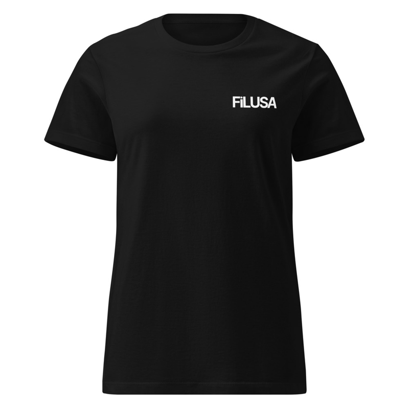 FILUSA Minimalist Logo Tee – Clean Design, Everyday Essential
