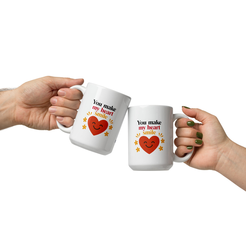 FilUSA Couples Mug – Heart Smile Edition