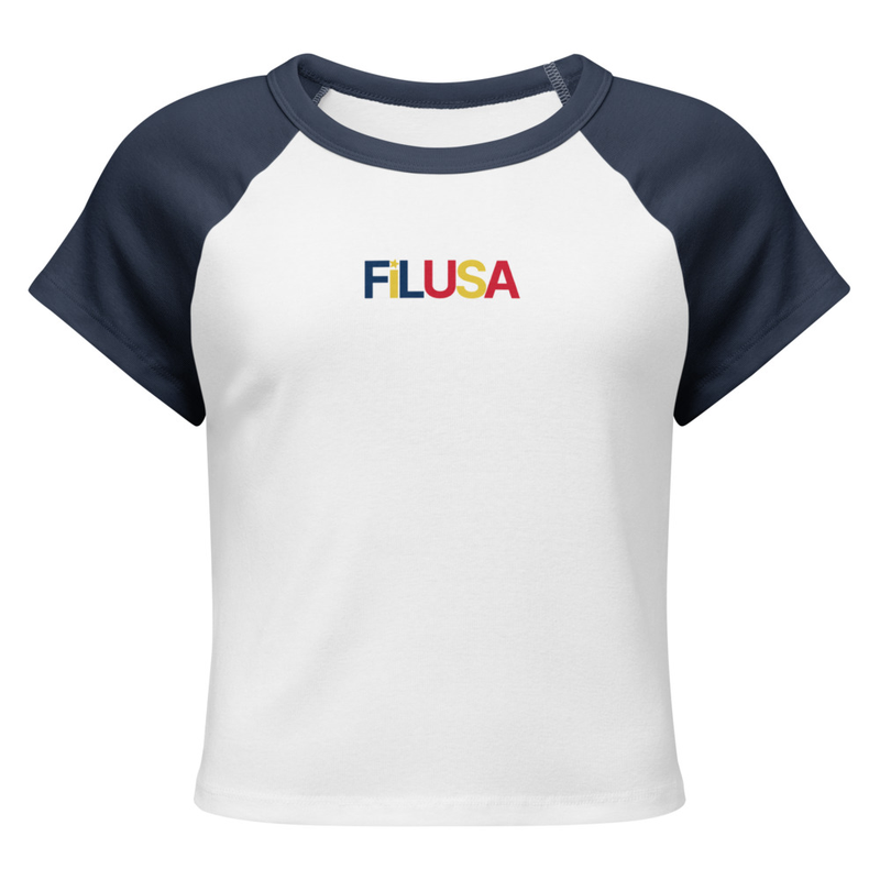 Women’s micro rib raglan baby tee