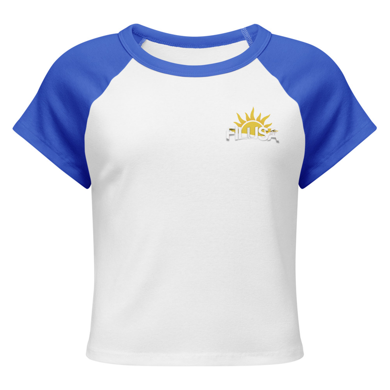 Women’s micro rib raglan baby tee