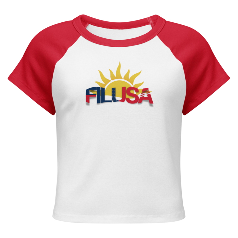 Women’s micro rib raglan baby tee - FILUSA