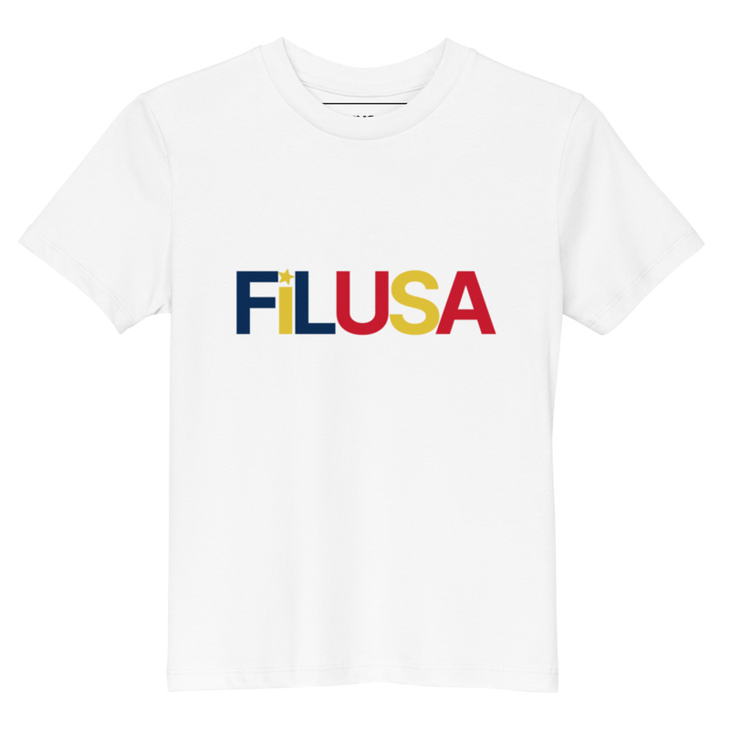  FILUSA Organic Kids Tee - White 