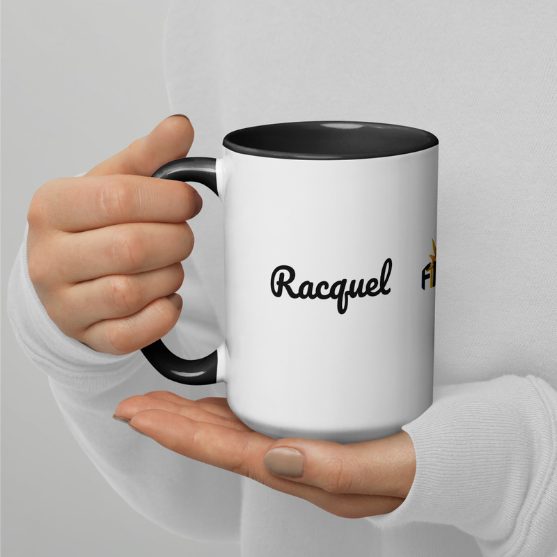 Sip by Name Racquel - Mug with Color Inside