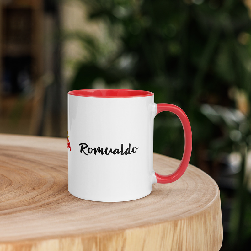 Sip by Name Romualdo - Mug with Color Inside