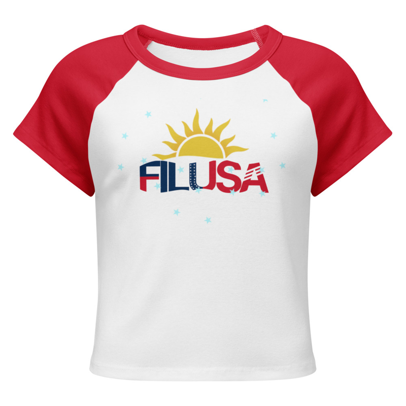  FILUSA Micro Rib Raglan Baby Tee 