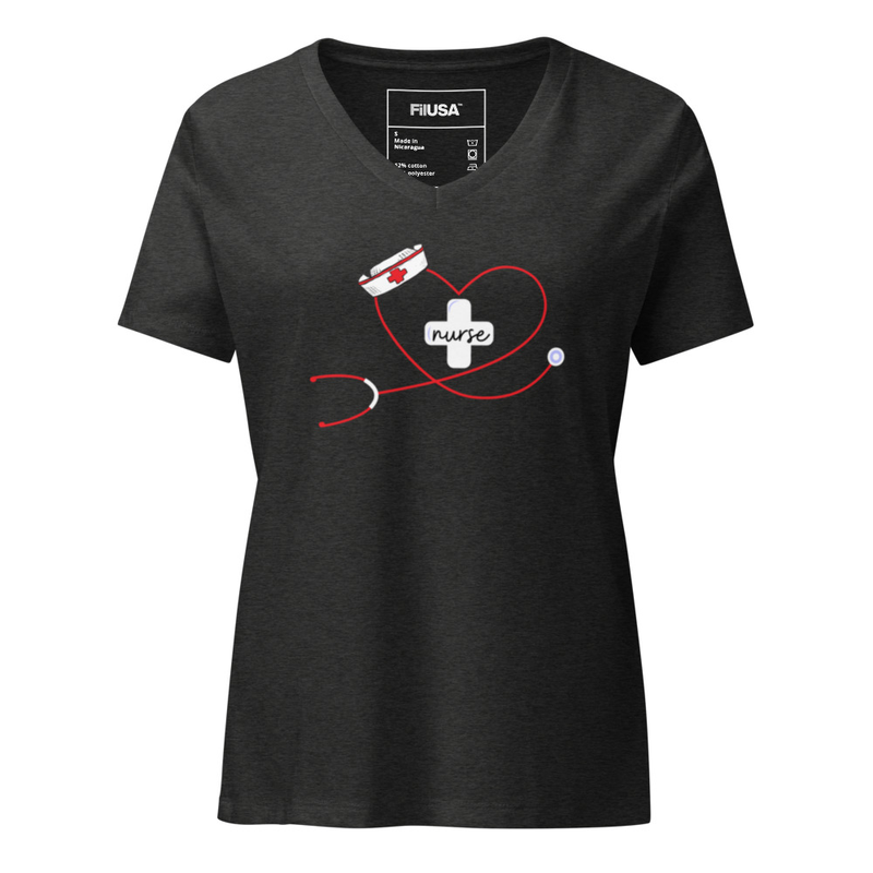 FilUSA Heart of Care V-Neck Tee