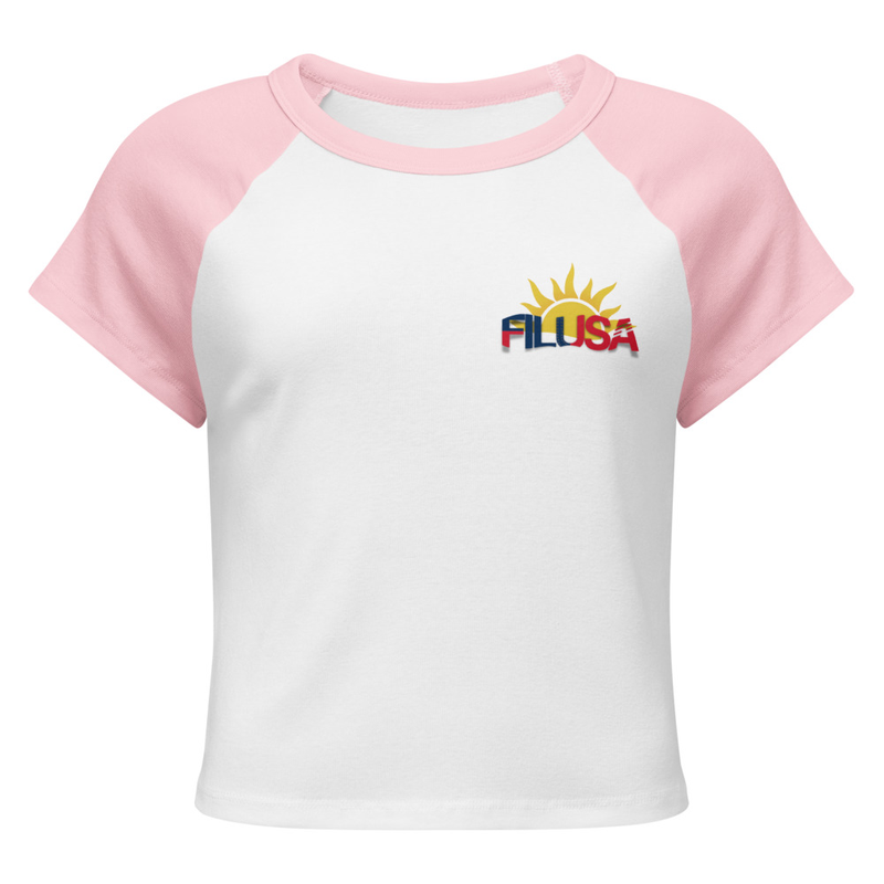 FILUSA Micro Rib Raglan Baby Tee 
