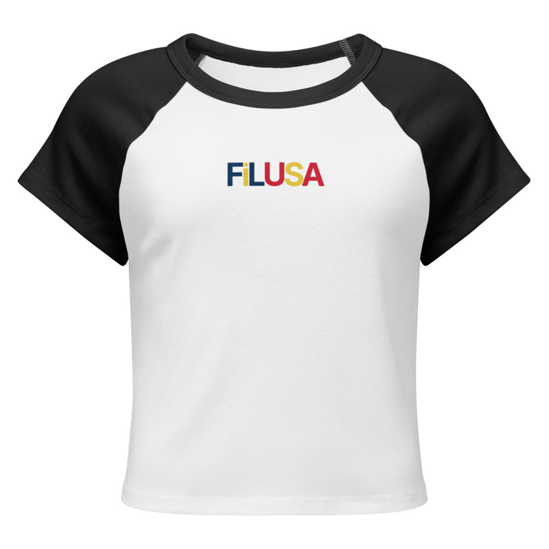 Women’s micro rib raglan baby tee