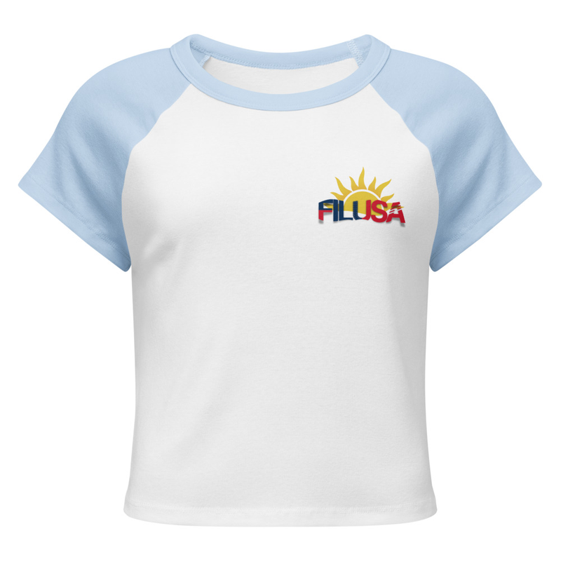 FILUSA Micro Rib Raglan Baby Tee 