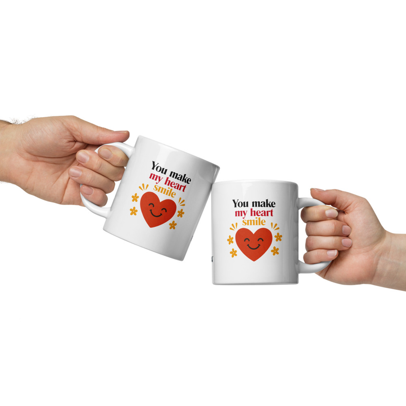 FilUSA Couples Mug – Heart Smile Edition