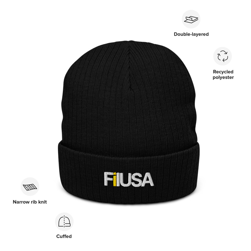 FILUSA Ribbed Knit Beanie