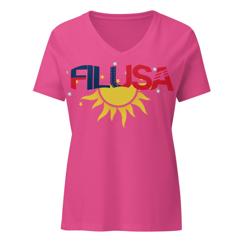 FILUSA Women’s V-Neck T-Shirt