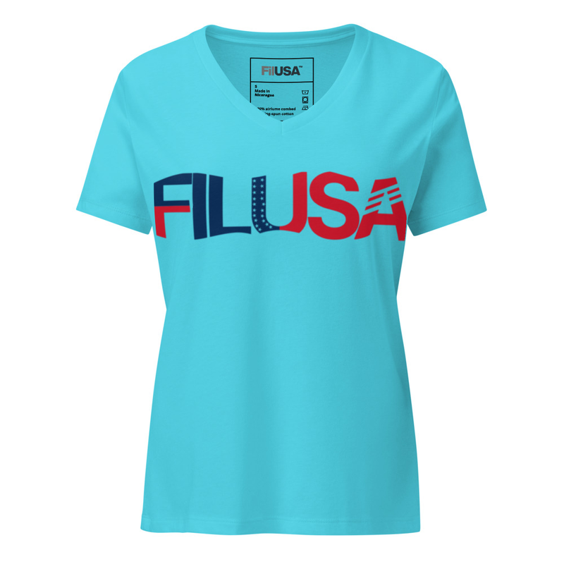 FILUSA Women’s V-Neck T-Shirt