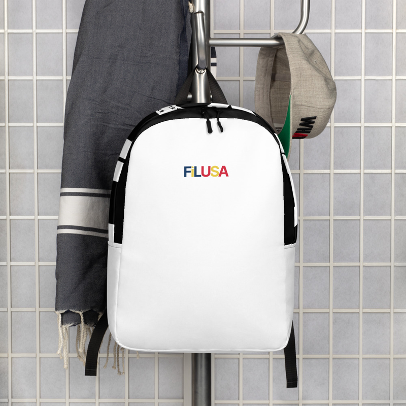 FILUSA Minimalist All-Over Print Backpack 
